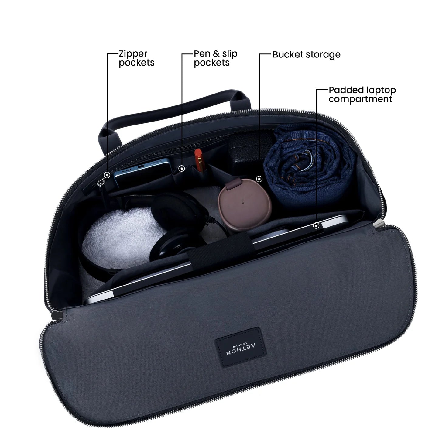 Classic London Duffle Bag – Blue | Travel & Gym Essential