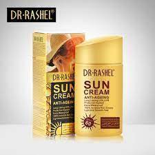 DR.RASHEL Sun Cream SPF 60 Anti-Aging Waterproof Gold Collagen Sun Block Cream