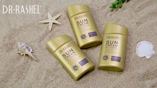 DR.RASHEL Sun Cream SPF 60 Anti-Aging Waterproof Gold Collagen Sun Block Cream